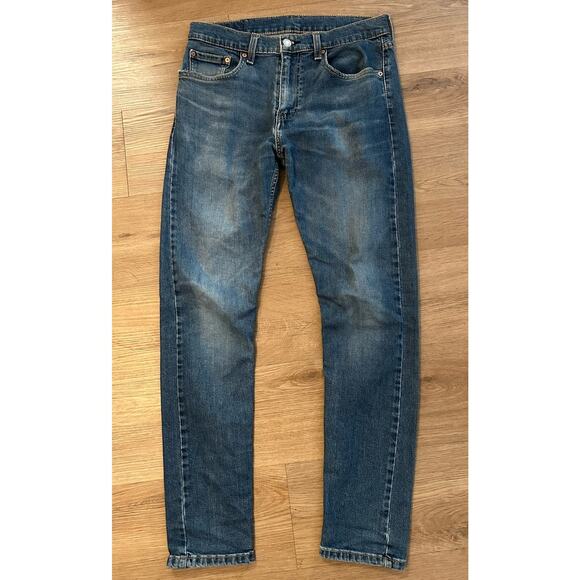 Levi’s 512 Denim Jeans Men’s Blue Slim Fit Straight Leg - Size 32x32 - Picture 1 of 5